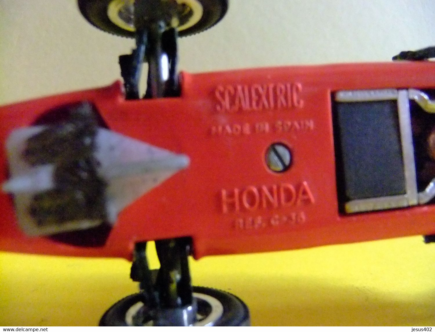 SCALEXTRIC EXIN HONDA F 1 REF.C 36 PRIMERA SERIE ROJO 25 Made In Spain 1968 - Autorennbahnen