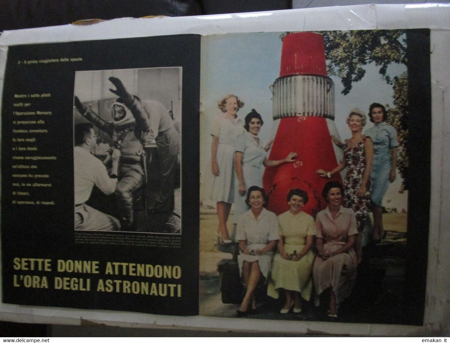 # INSERTO EPOCA  /  GRACE KELLY / DONNE DEGLI ASTRONAUTI - Erstauflagen