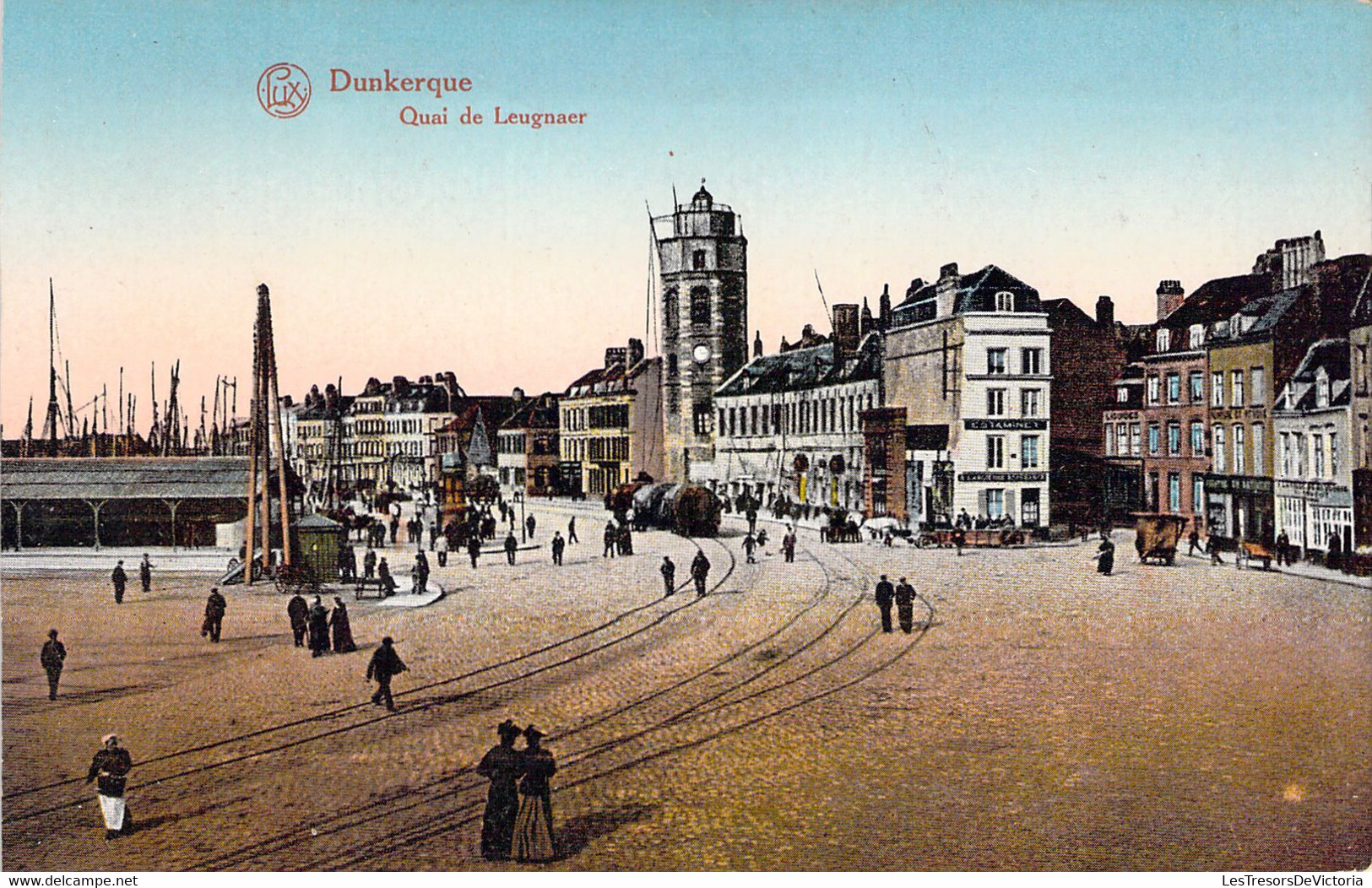 FRANCE - 59 - Dunkerque - Quai De Leugnaer - Carte Postale Ancienne - Dunkerque