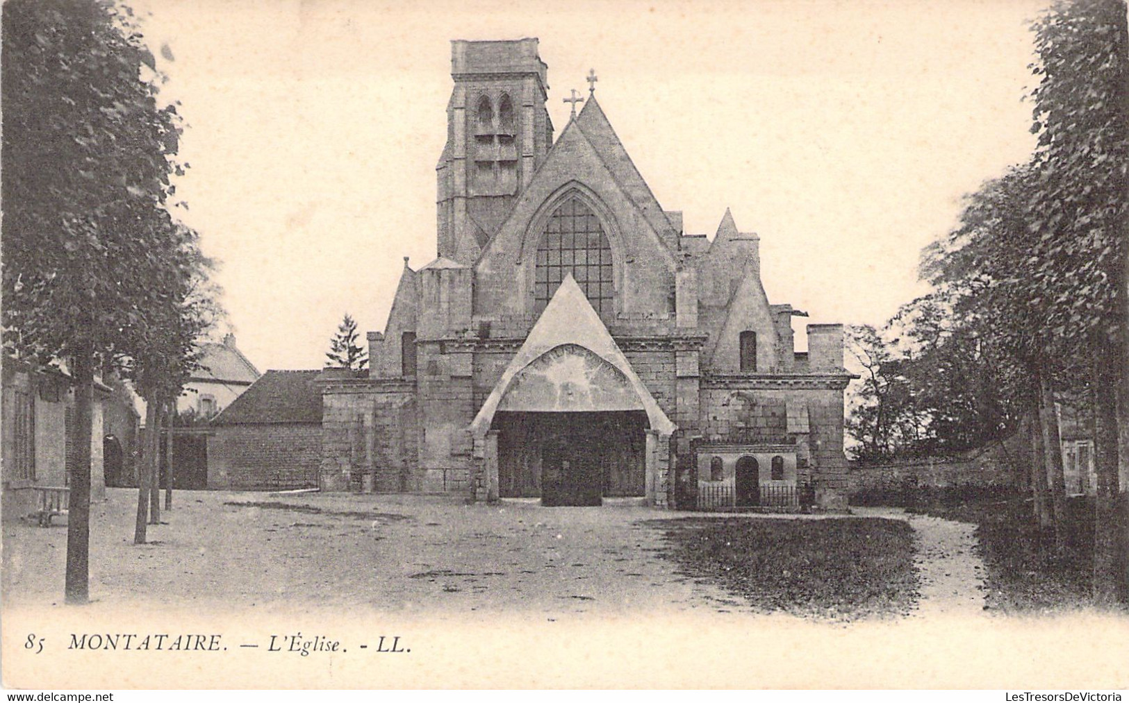 FRANCE - 60 - MONTATAIRE - L'église - LL - Carte Postale Ancienne - Montataire