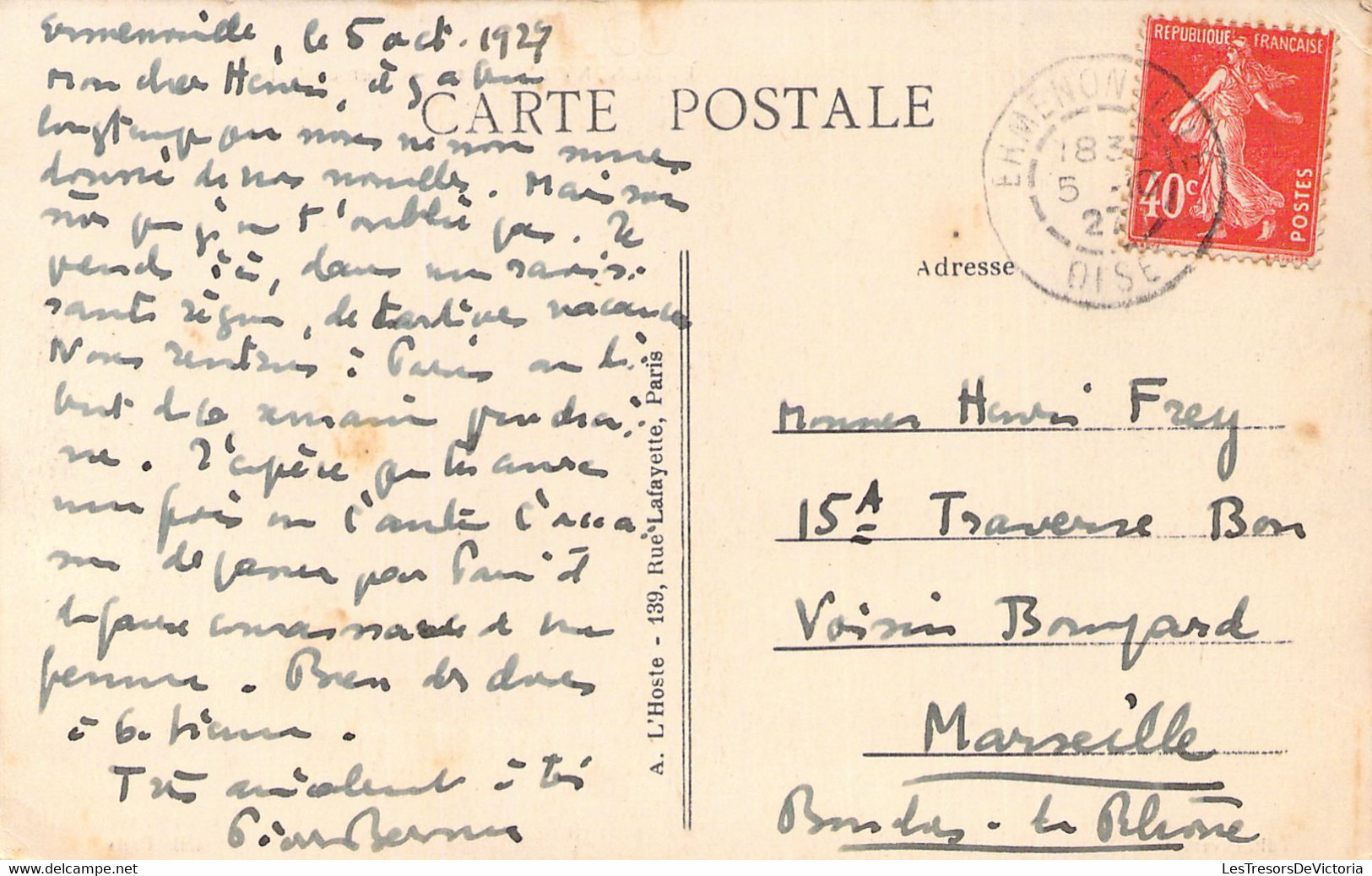 FRANCE - 60 - ERMENONVILLE - Mer De Sable - Edit Pavard - Carte Postale Ancienne - Ermenonville