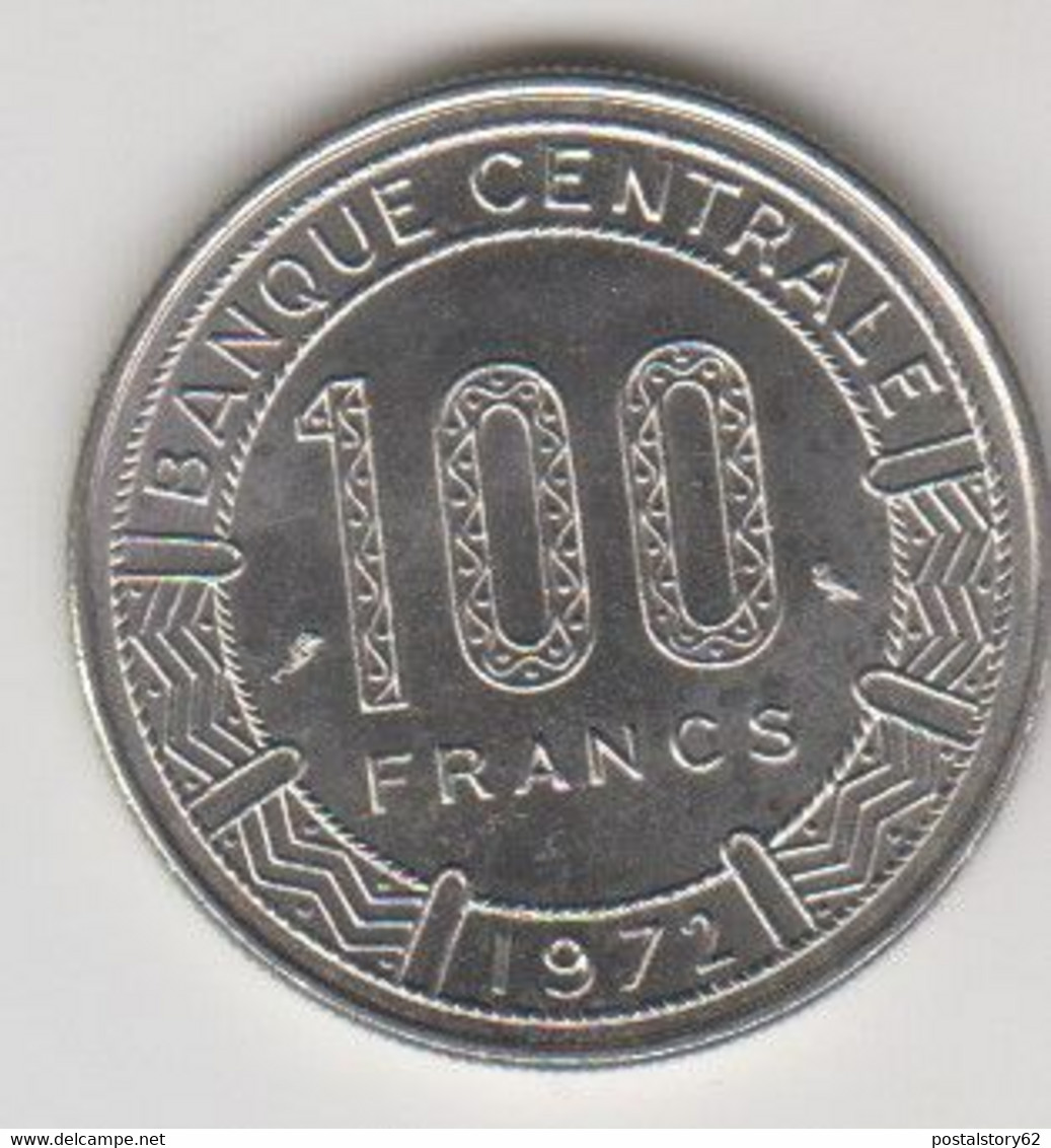 Chad, 100 Francs  1972 Km # 2  Nichel FDC - Tsjaad