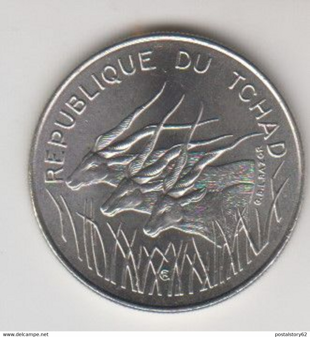 Chad, 100 Francs  1972 Km # 2  Nichel FDC - Tchad