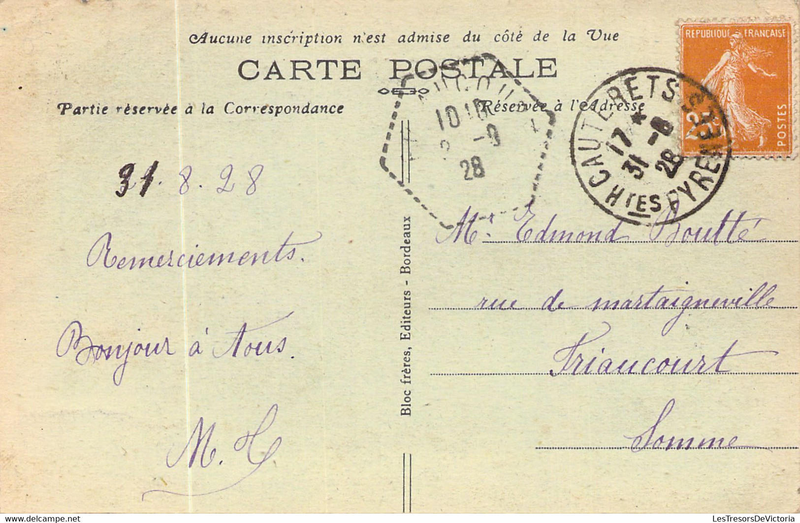 FRANCE - 65 - CAUTERETS - La Grange De Reine Hortense - B.R - Carte Postale Ancienne - Lourdes