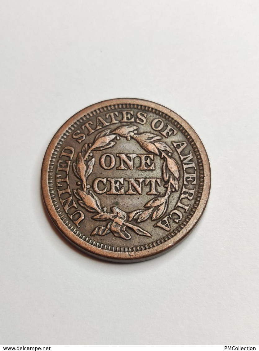 ONE CENT 1848 LIBERTE "BRAIDED HAIR" ETATS UNIS D'AMERIQUE - 1840-1857: Braided Hair