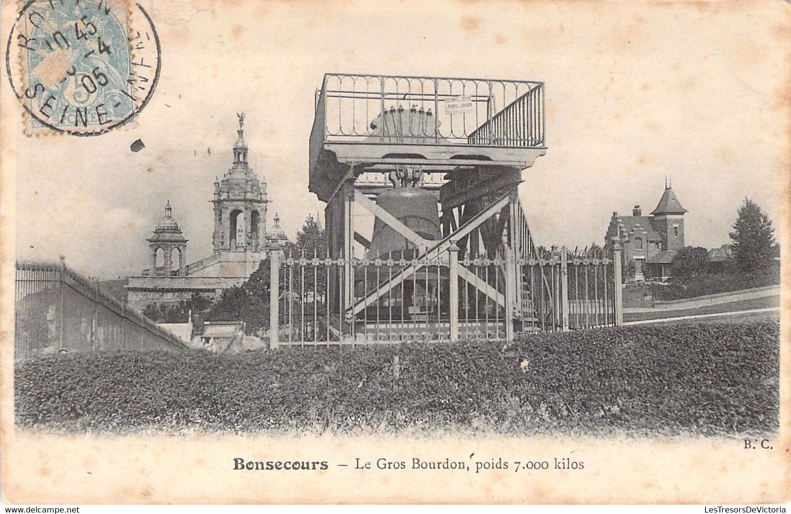 FRANCE - 76 - BONSECOURS - Le Gros Bourdon - Carte Postale Ancienne - Bonsecours