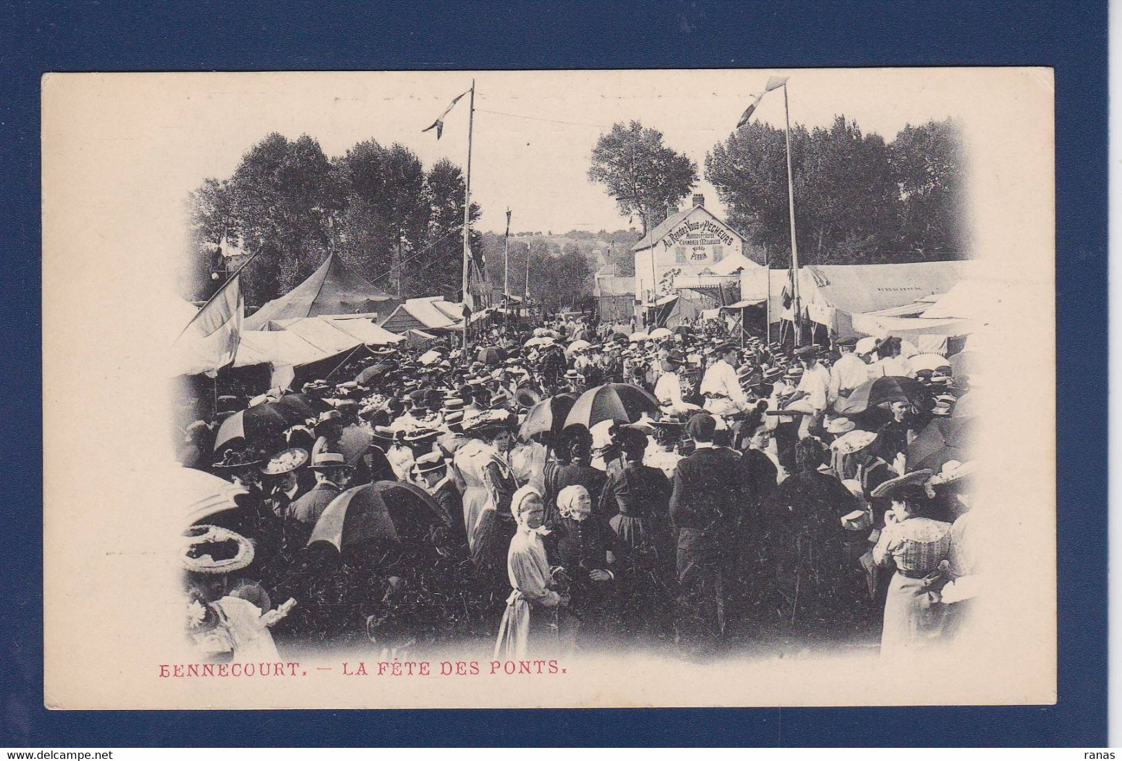 CPA [78] Yvelines > Bennecourt La Fête Foraine Non Circulé - Altri & Non Classificati