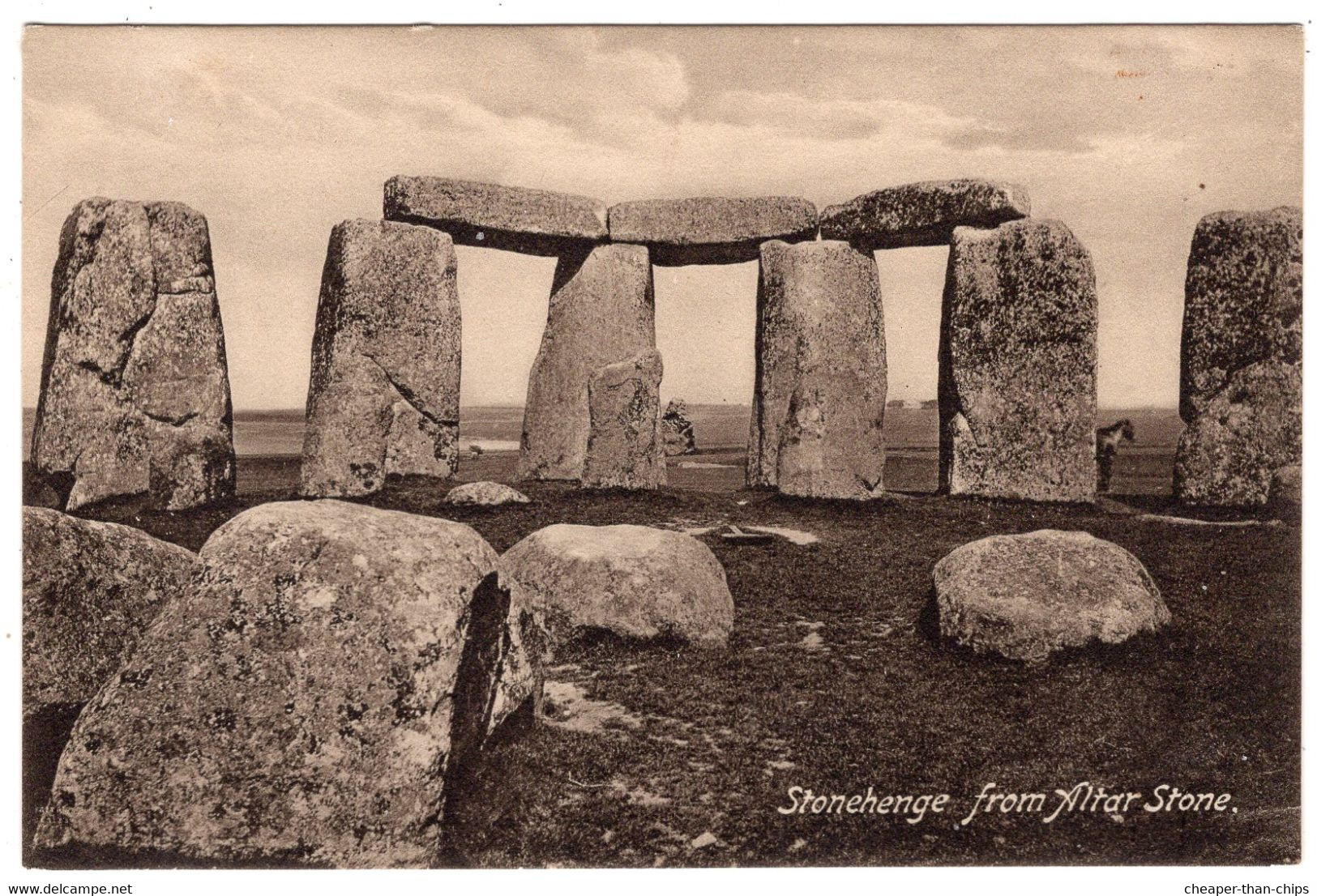 STONEHENGE From Altar Stone. - Frith 19199 - Stonehenge