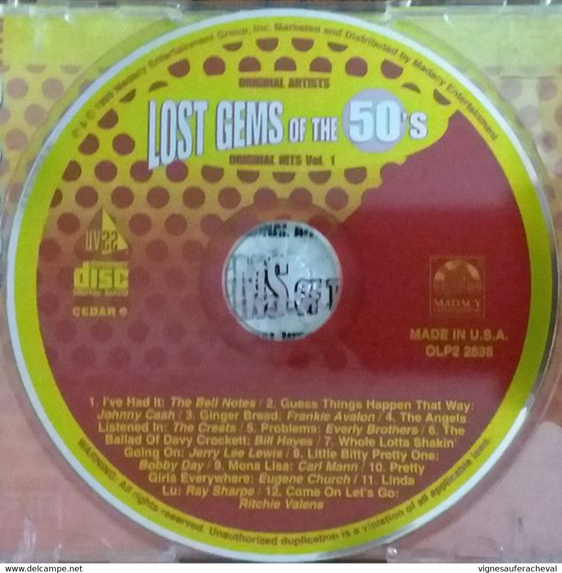 Artistes Variés- Lost Gems Of The 50's - Hit-Compilations