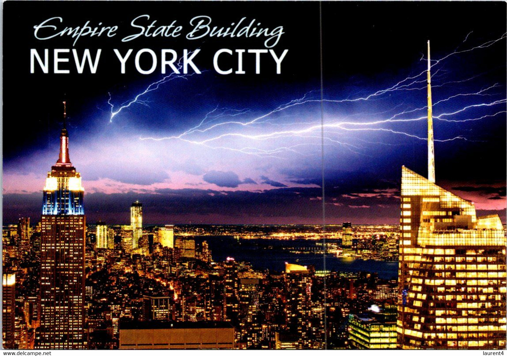 (2 P 3) USA - New York City (2 Postcards) Empire States Building - Empire State Building