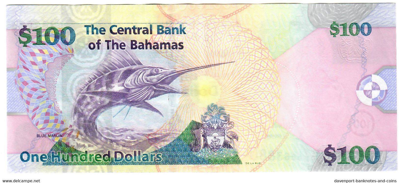 Bahamas 100 Dollars 2009 AUNC "Craigg" - Bahama's