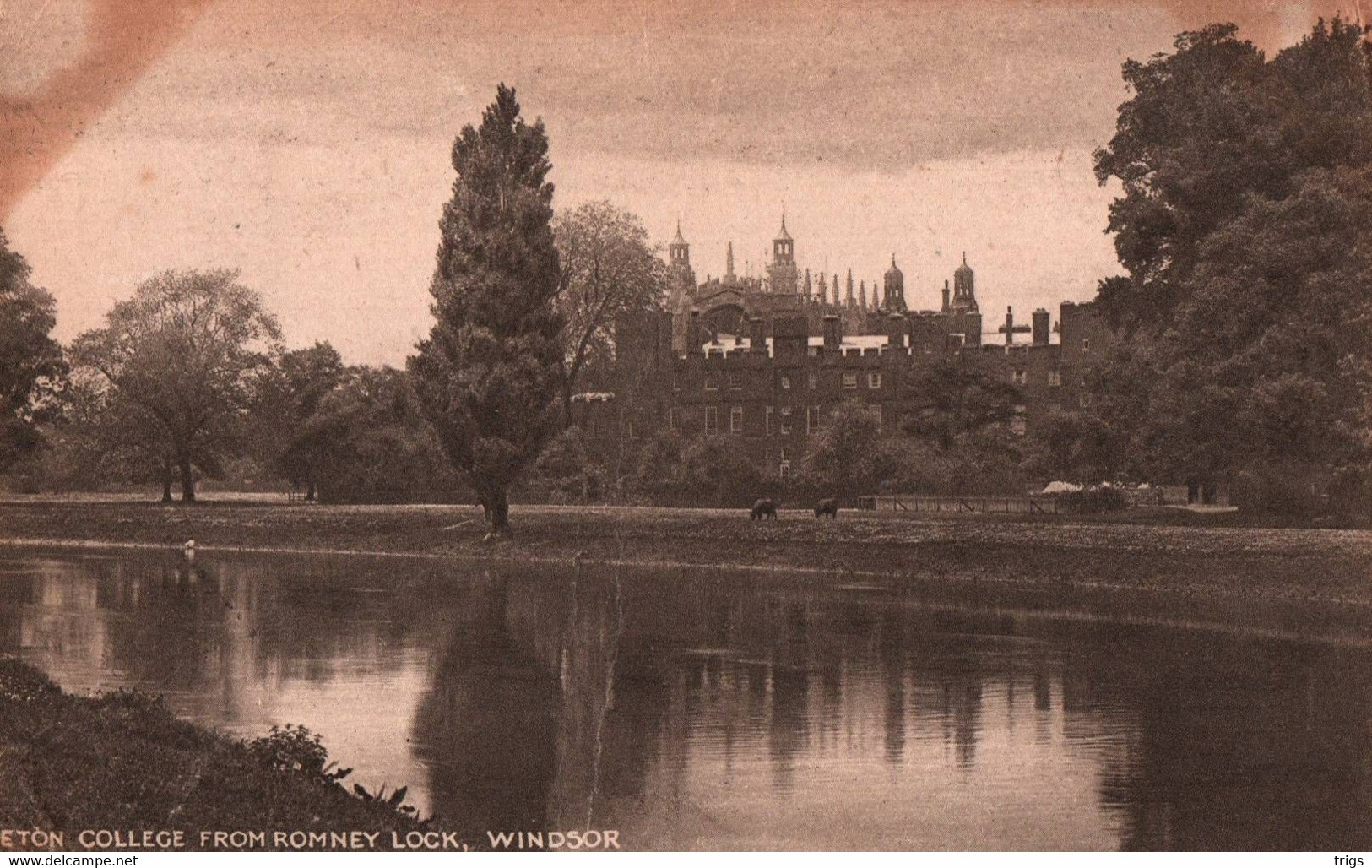 Windsor - Eton College From Romney Lock - Windsor