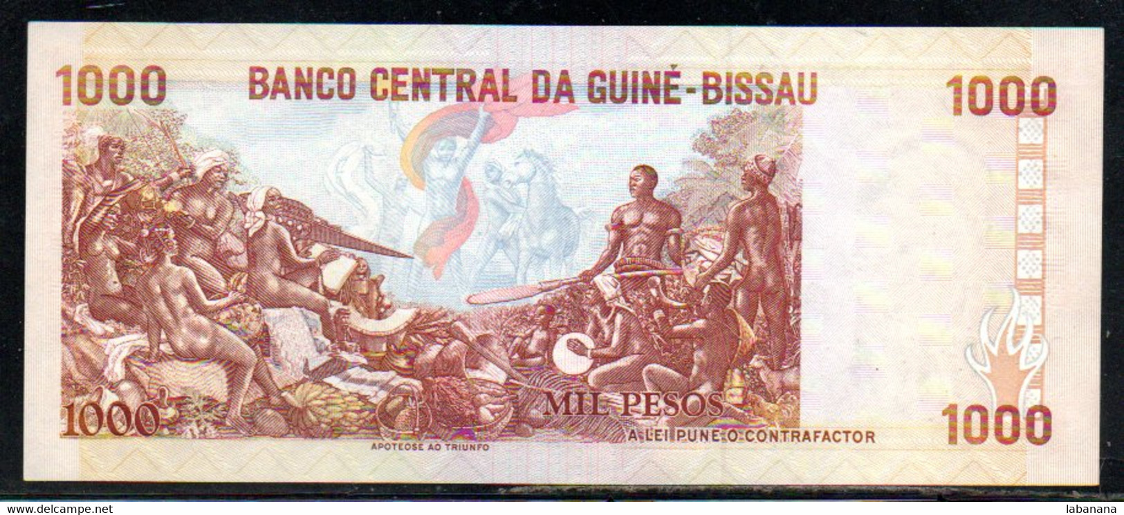 659-Guinée-Bissau 1000 Pesos 1993 DD848 Neuf/unc - Guinea-Bissau
