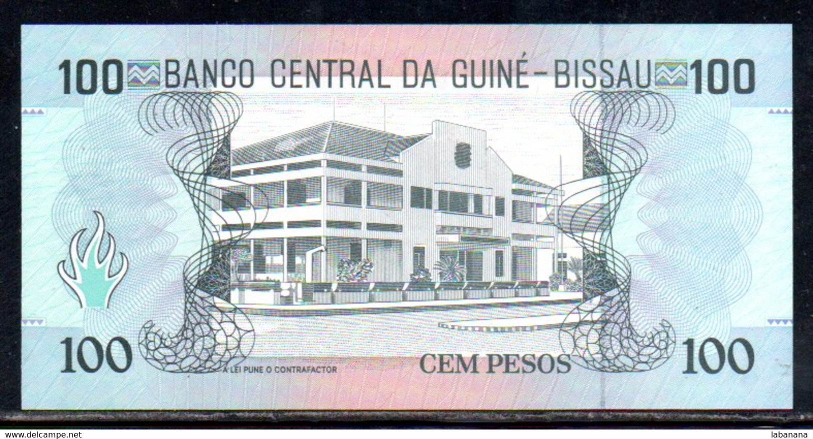 659-Guinée-Bissau 100 Pesos 1990 BB341 Neuf/unc - Guinea-Bissau