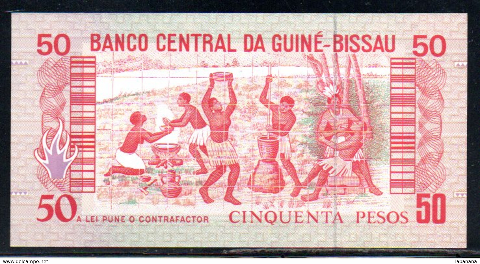 659-Guinée-Bissau 50 Pesos 1990 AA298 Neuf/unc - Guinea–Bissau