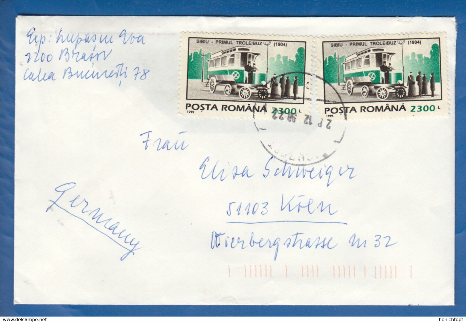 Rumänien; Brief Infla; 1998; Brasov; Romania - Covers & Documents