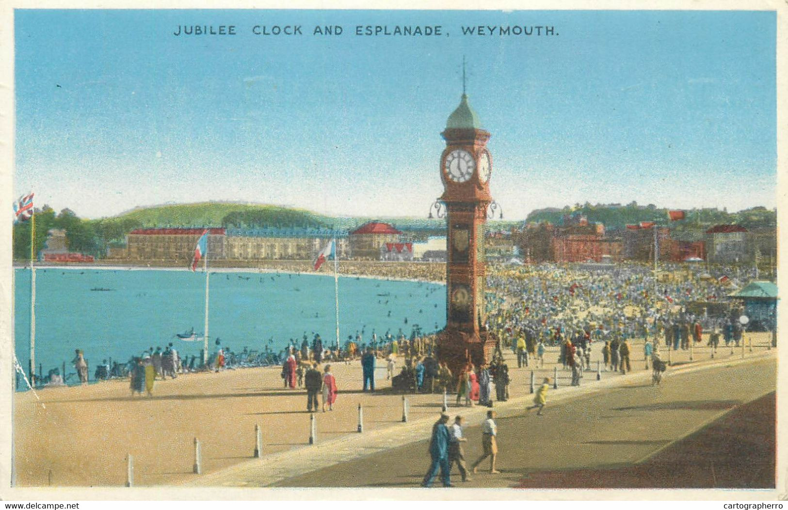 England Weymouth Jubilee Clock And Esplanade - Weymouth