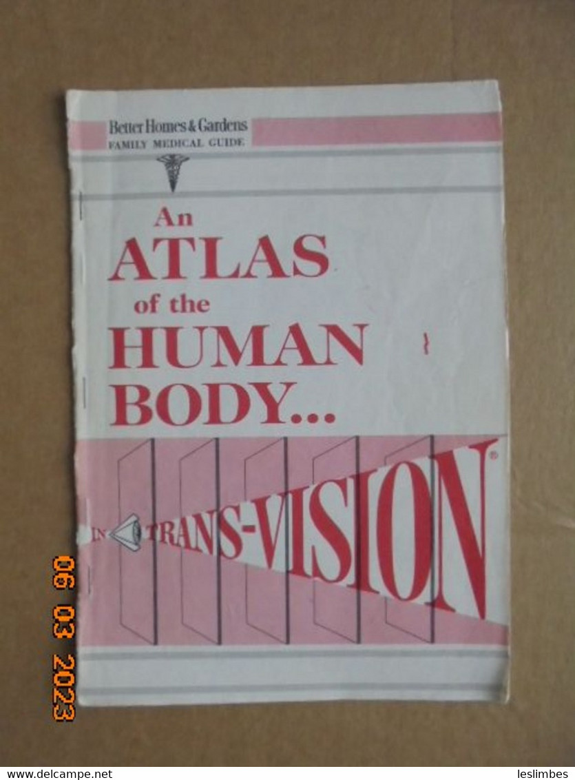 Human Anatomy 15 Full-Color Plates With 6 In Transparent "Trans-Vision" Showing Structure Of The Human Torso - First Aid