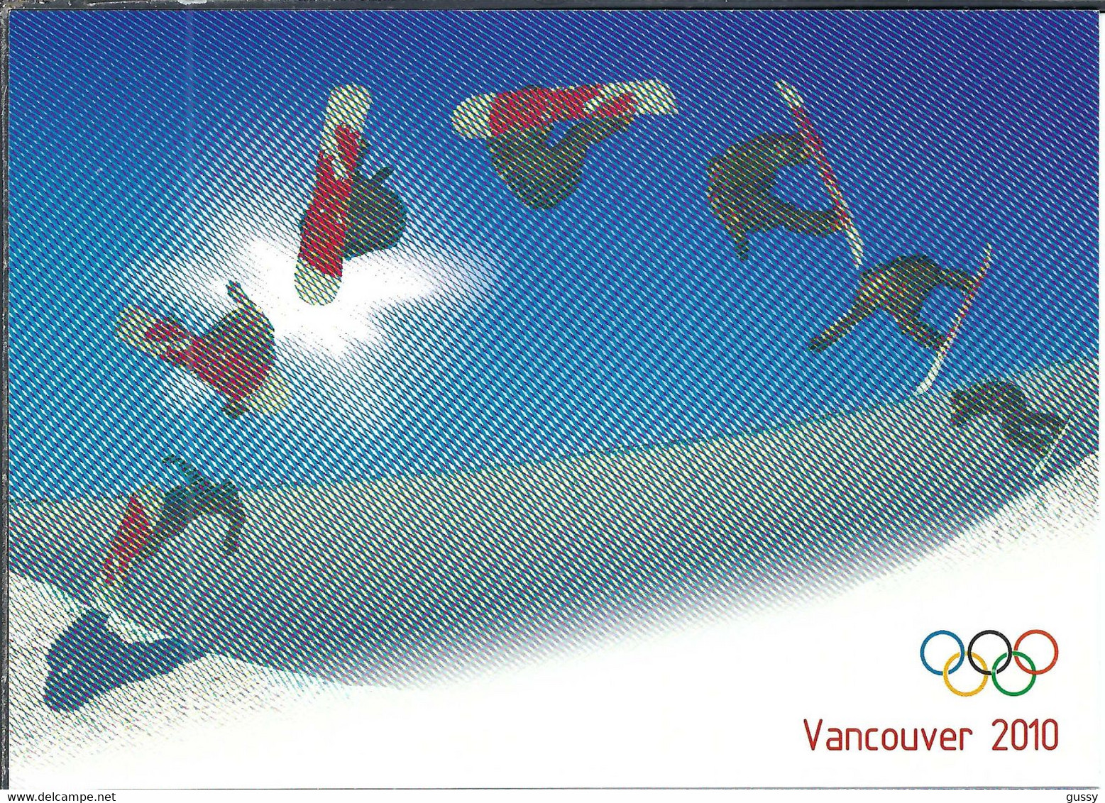 SUISSE 2010: CP Ill. Entier "100" J.O. De Vancouver, CAD "Zürich" (ZH) PJ (FDC) Pour Näfels (GL) - Hiver 2010: Vancouver