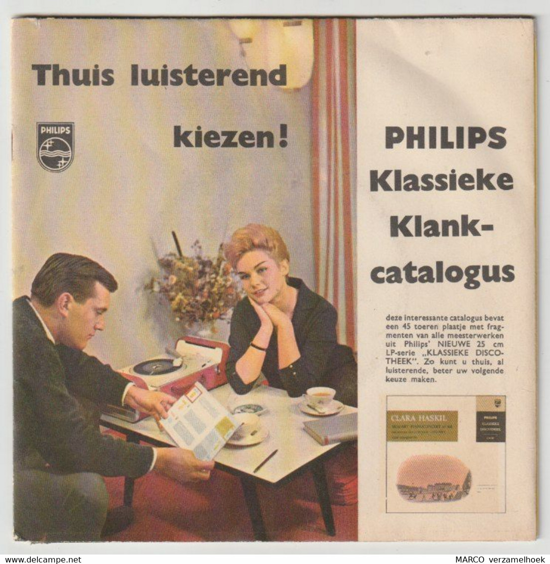 45T Single Klassieke Klank-catalogus PHILIPS 099 927 - Oper & Operette
