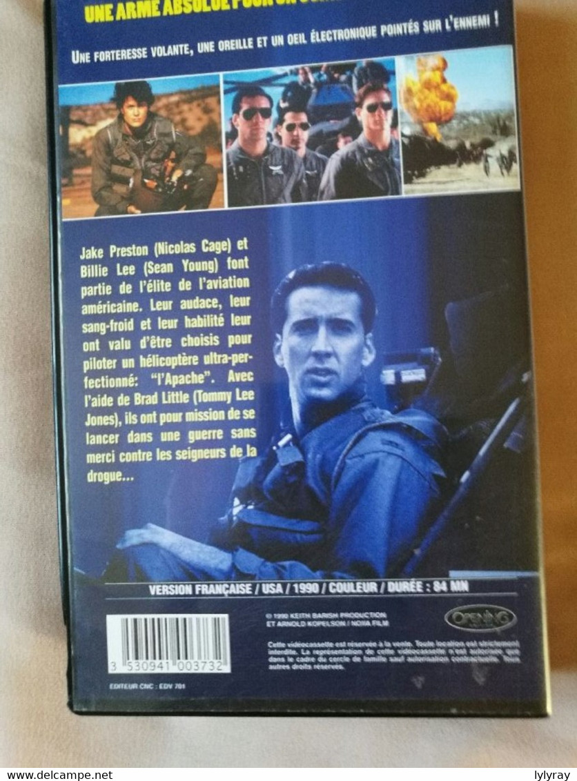 Vhs Fire Birds Avec Nicolas Cage - Action, Adventure