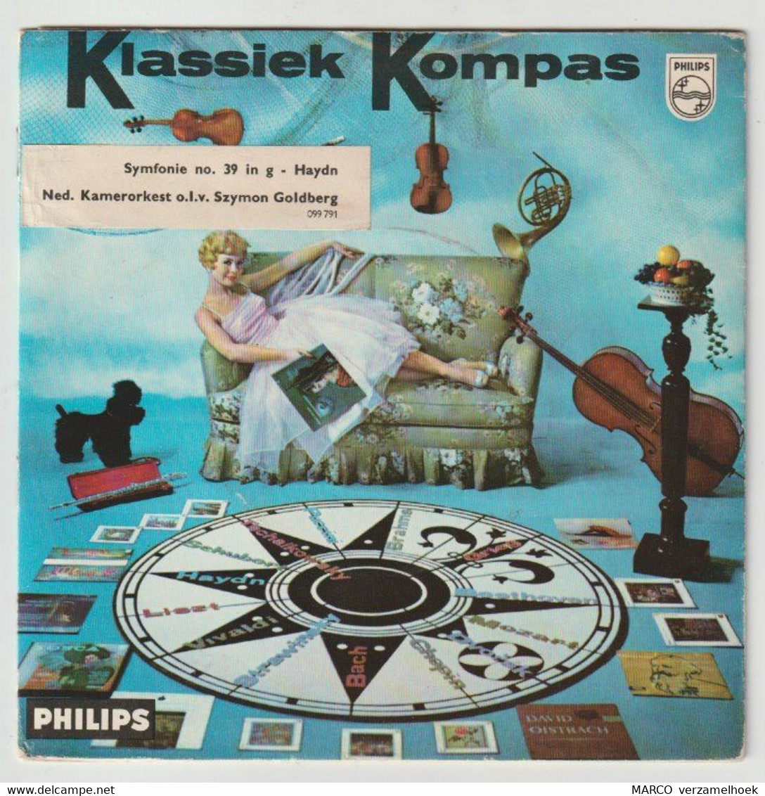 45T Single Klassiek Kompas 1959 PHILIPS Minigroove 099 791 - Opéra & Opérette