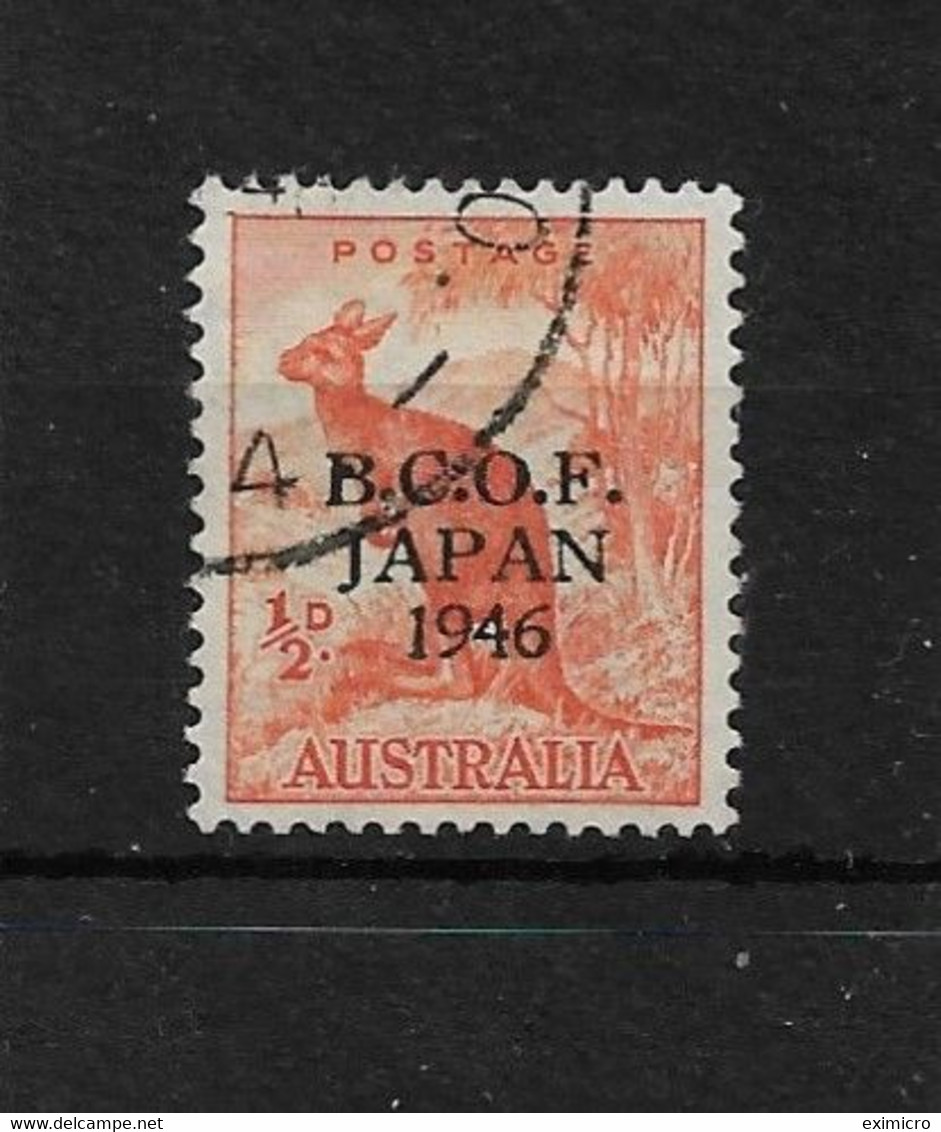 AUSTRALIA B.C.O.F. (JAPAN) 1946 ½d SG J1 FINE USED Cat £14 - Japan (BCOF)