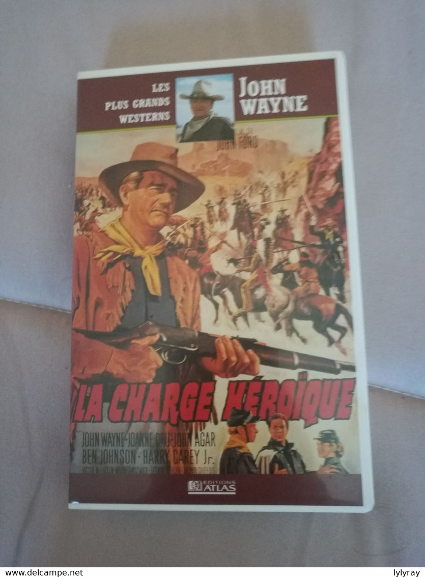 Vhs La Charge Héroïque Avec John Wayne - Action, Aventure