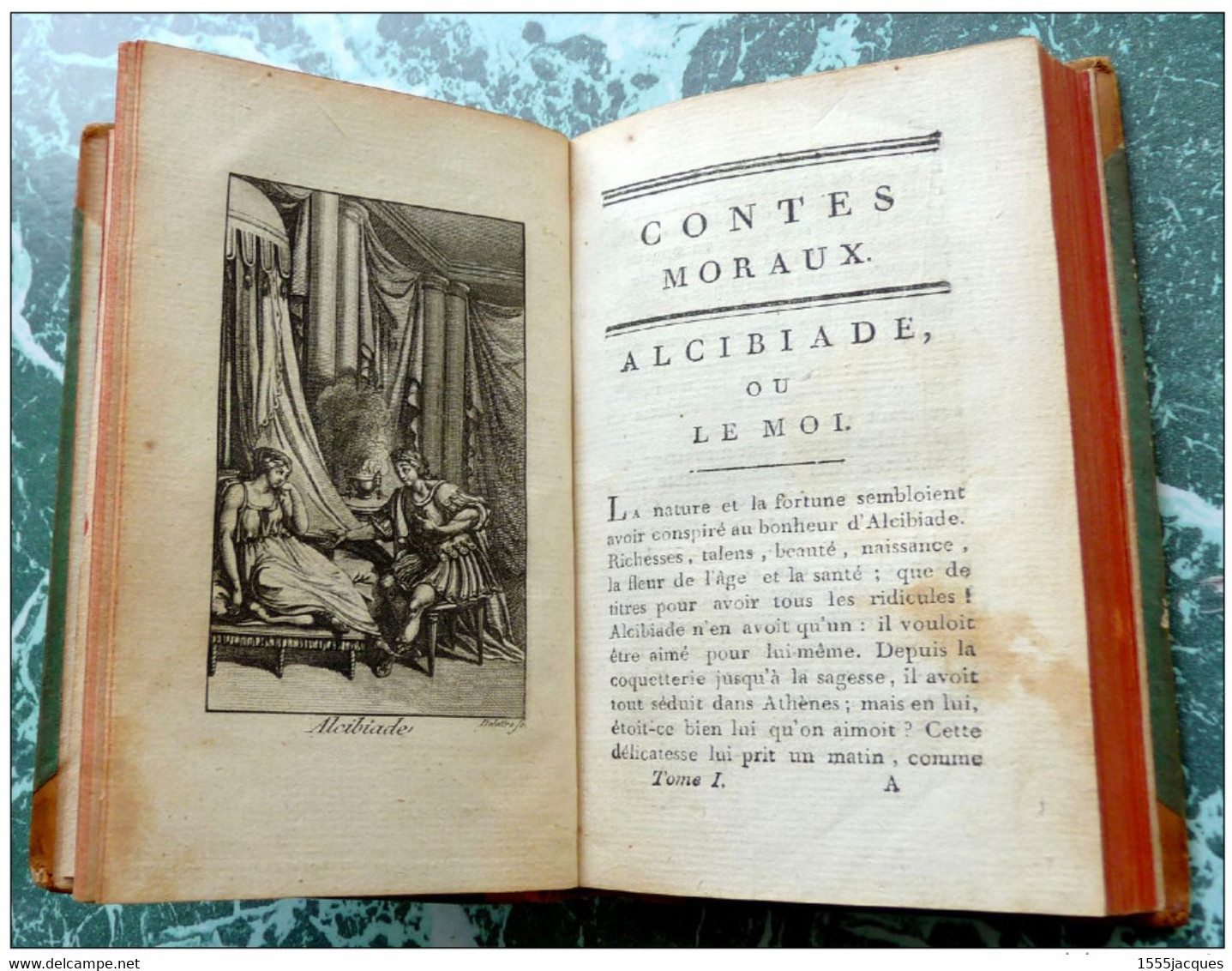 MARMONTEL : CONTES MORAUX EN 6 VOLUMES - COMPLET - NOUVELLE ÉDITION AUGMENTÉE - LONDRES 1793 AVEC GRAVURES - 1701-1800