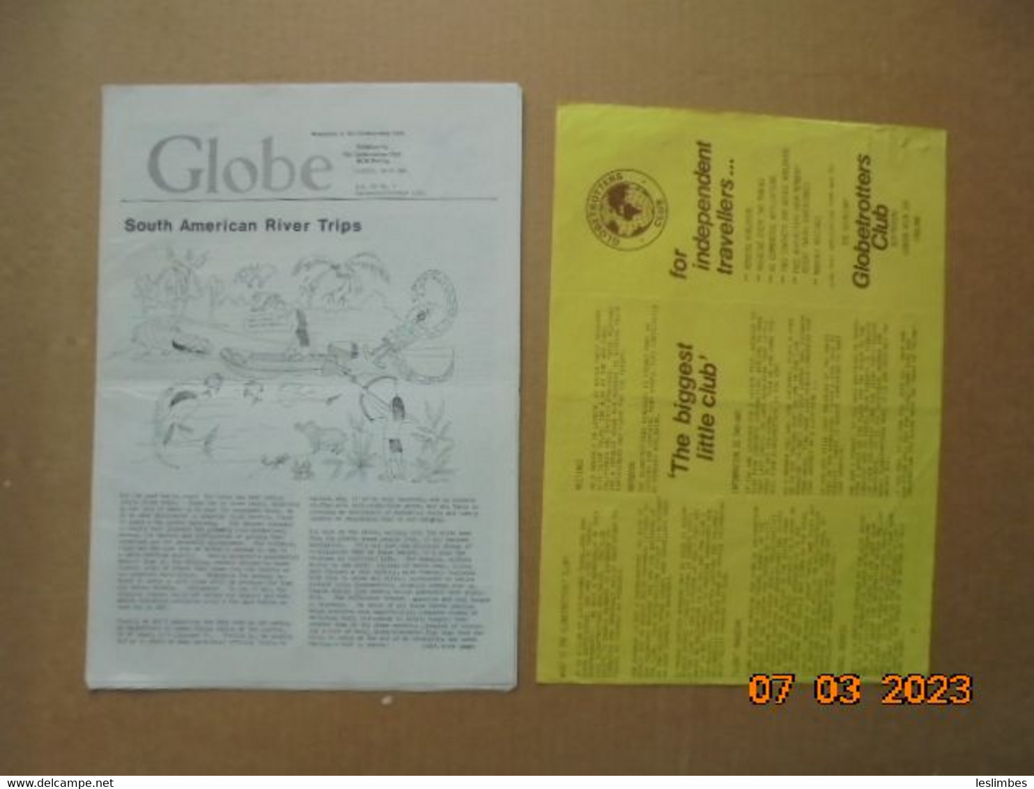 Globe - Newsletter Of The Globetrotters Club (London) Vol.30, No.5, September/October 1982 - Reizen/ Ontdekking