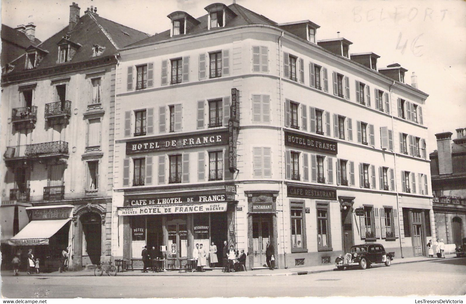 FRANCE - 90 - BELFORT - Hôtel De France 23 Avenue Wilson - Carte Postale Ancienne - Belfort - Città