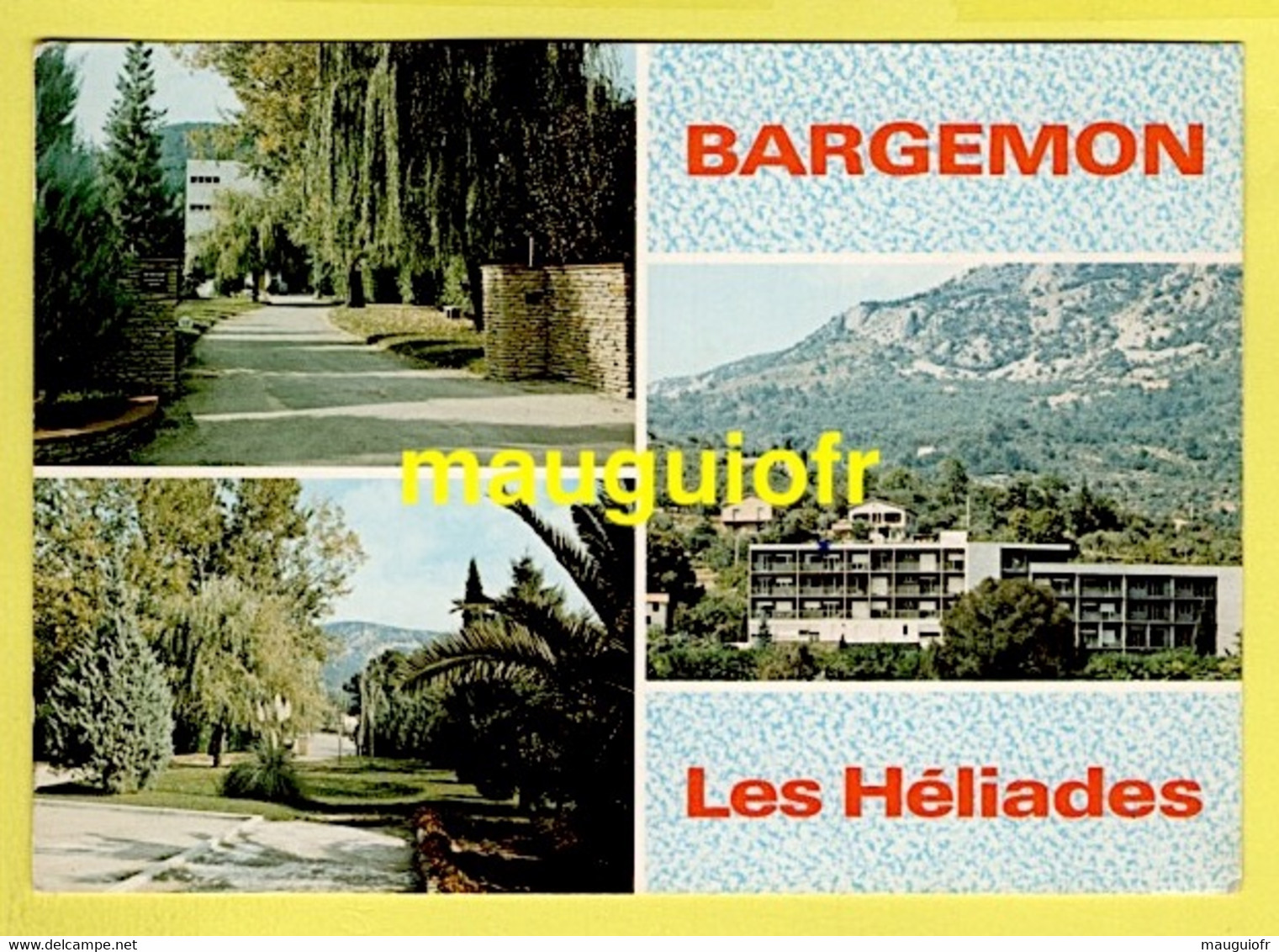 83 VAR / BARGEMON / MAISON DE CONVALESCENCE SPÉCIALISÉE " LES HÉLIADES " - Bargemon