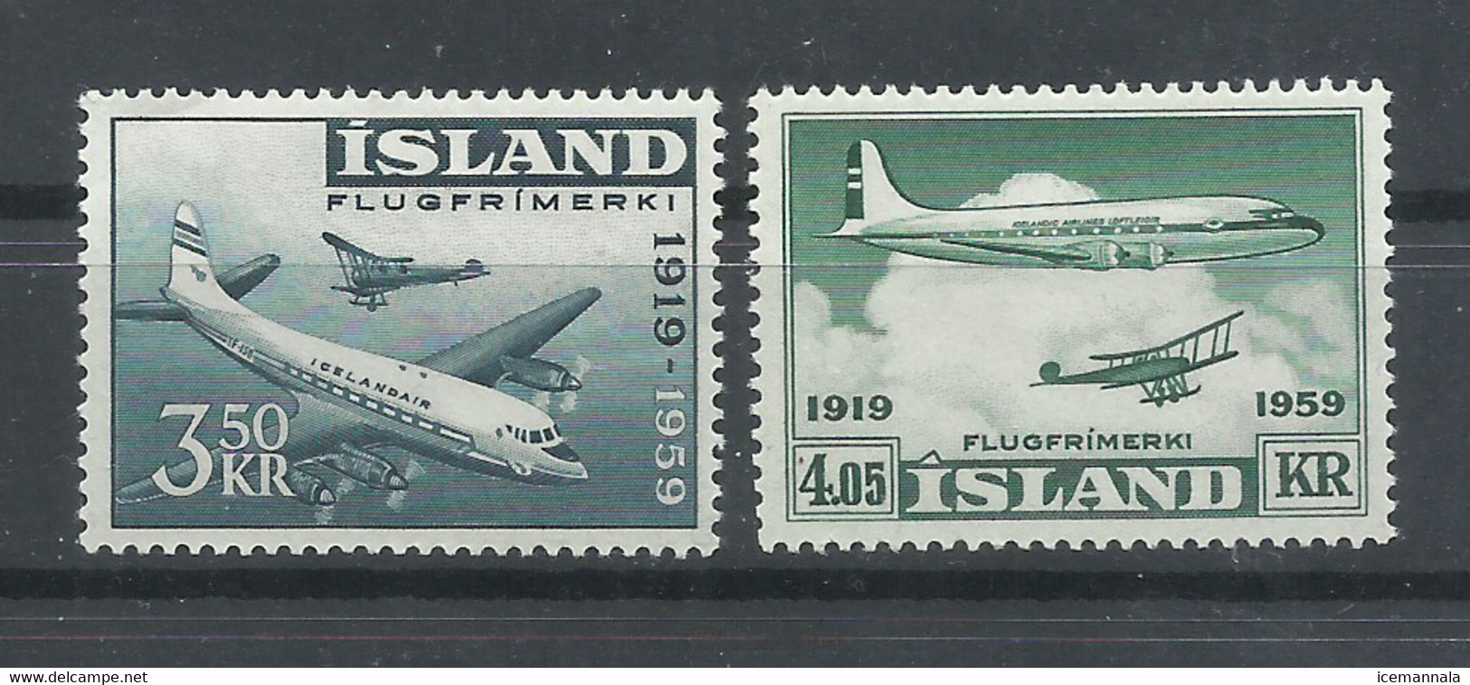 ISLANDIA  YVERT  AEREO  30/31   MNH  ** - Airmail