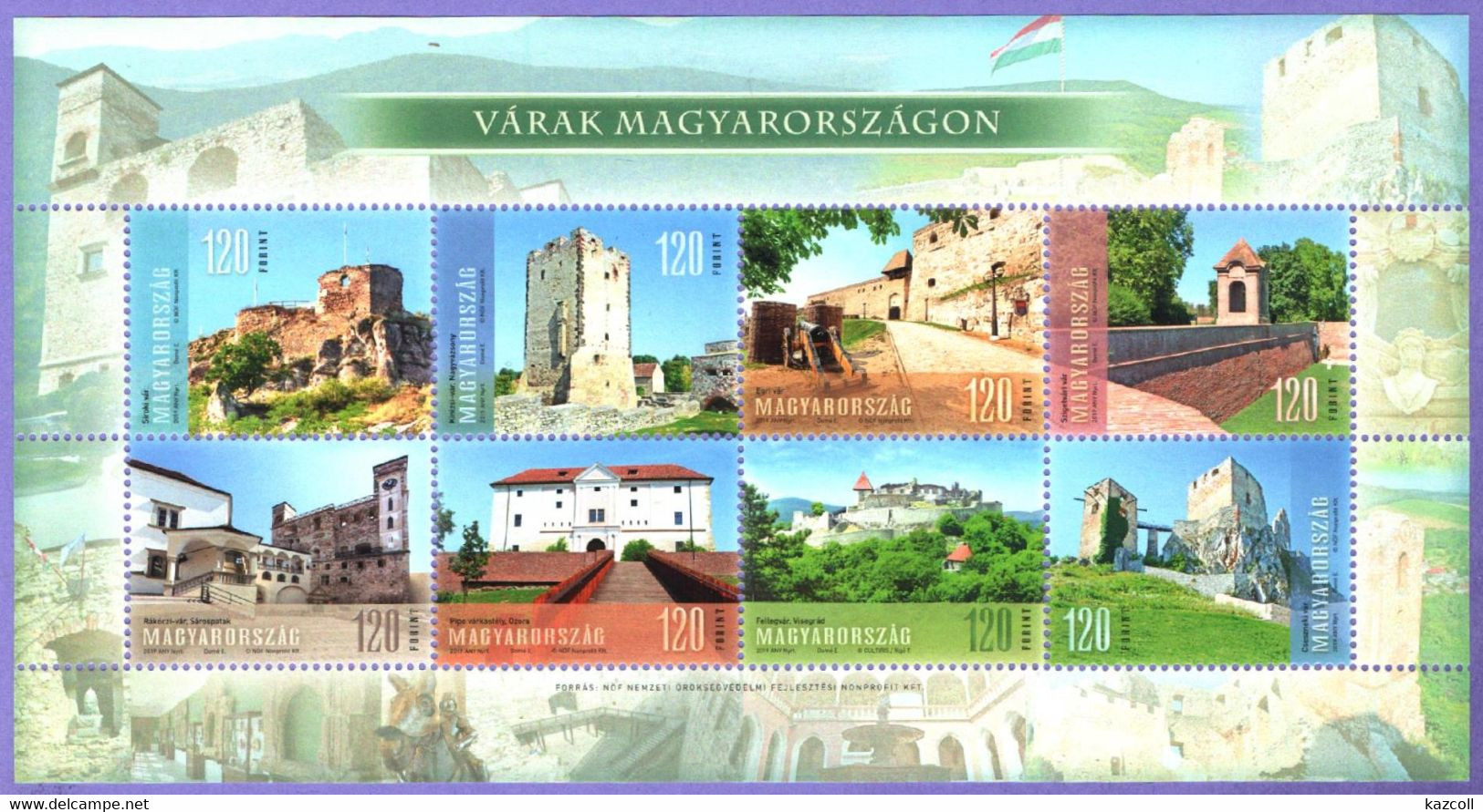 Hungary 2019.  Palaces And Castles. MNH - Nuevos