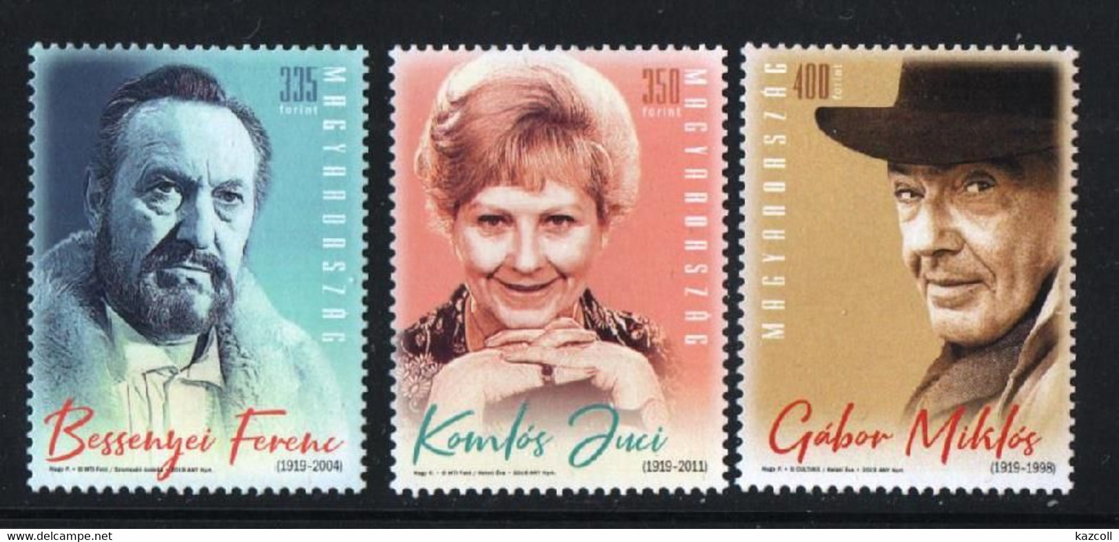 Hungary 2019.  100th Birthday Of An Actor. MNH - Ongebruikt