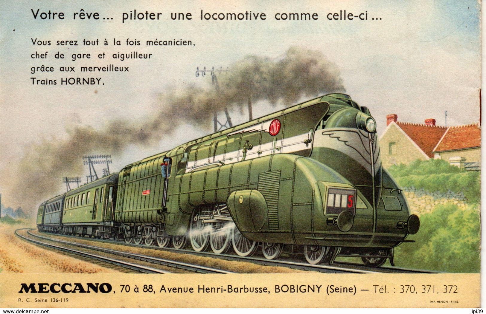 Catalogue MECCANO  Trains Hornby Dinky Toys De 1954 - Frankreich