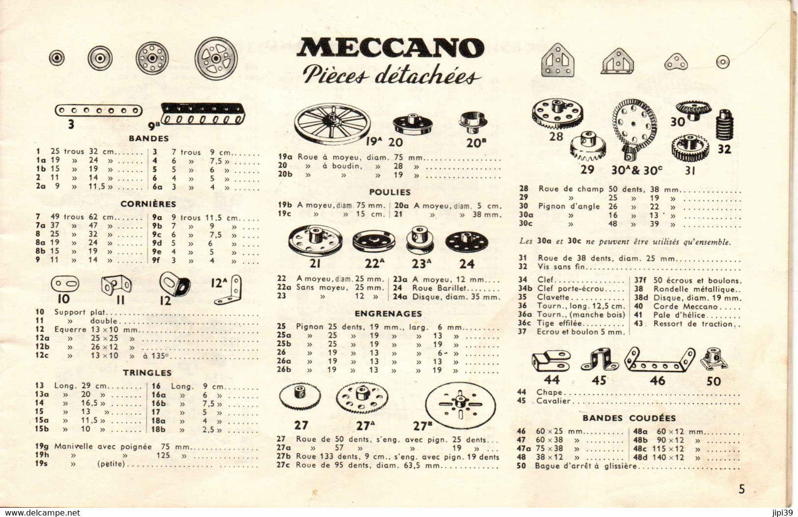 Catalogue MECCANO  Trains Hornby Dinky Toys De 1954 - Frankrijk