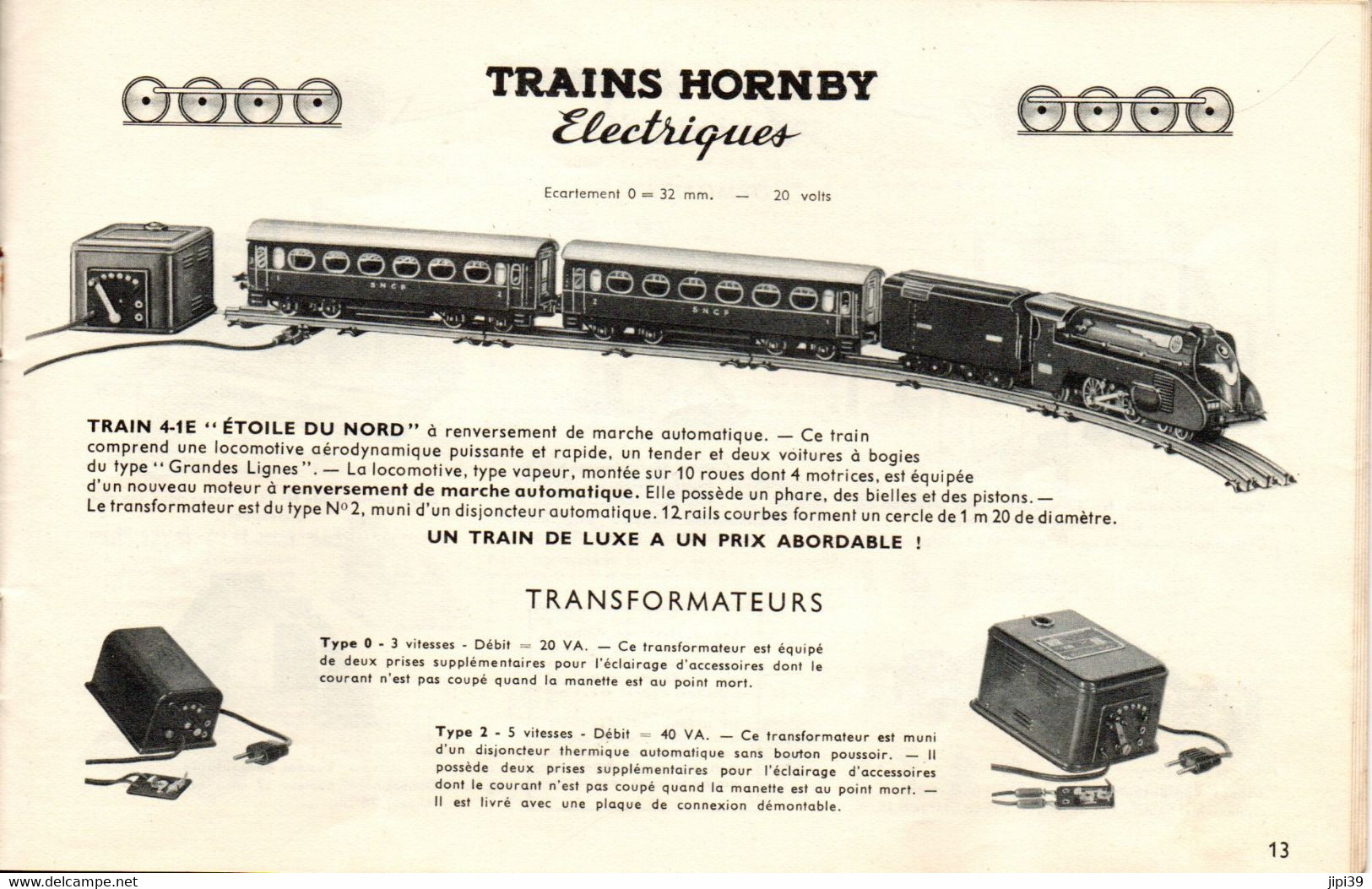 Catalogue MECCANO  Trains Hornby Dinky Toys De 1954 - Frankrijk