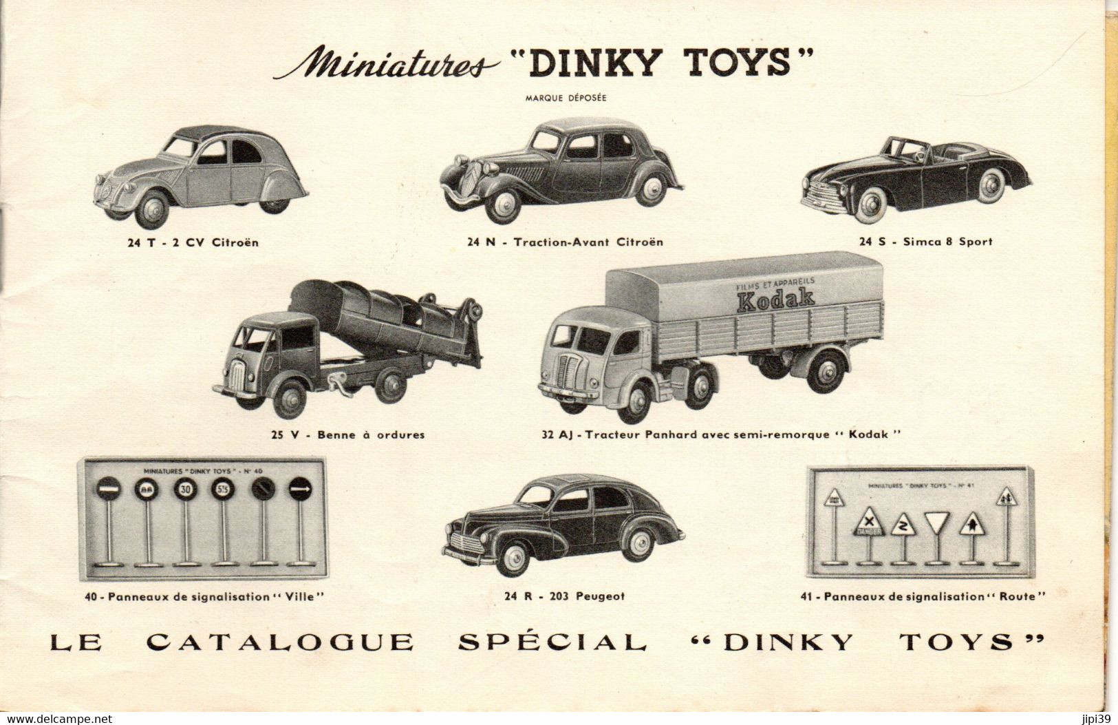 Catalogue MECCANO  Trains Hornby Dinky Toys De 1954 - Frankrijk