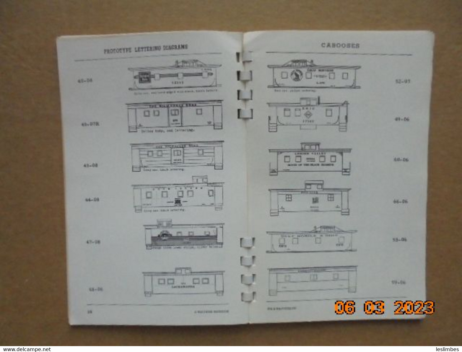 Prototype Lettering Diagrams Book II [modelisme De Trains / Histoire De Chemin De Fer Americain] Wm. K. Walthers, Inc. - Other & Unclassified