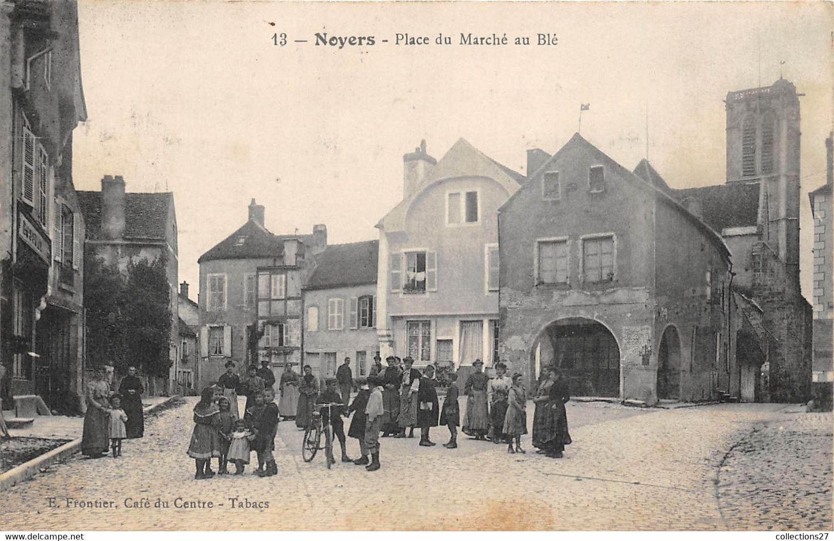 89-NOYERS-PLACE DU MARCHE AU BLE - Noyers Sur Serein