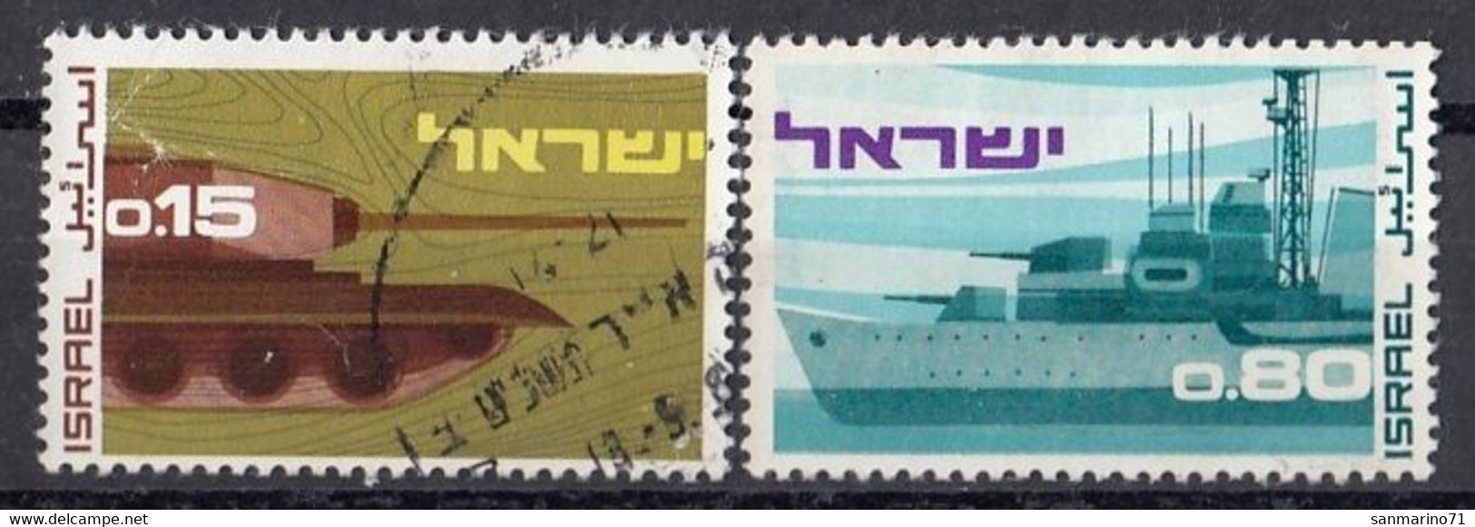 ISRAEL 437-438,used,falc Hinged - Used Stamps (without Tabs)
