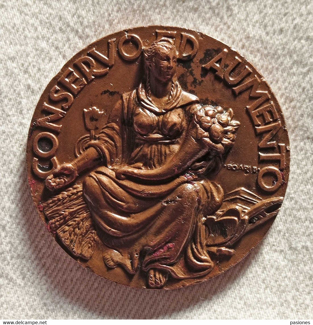 Medaglia Centenario Cassa Di Risparmio Di Bologna (1837-1937) - Profesionales/De Sociedad