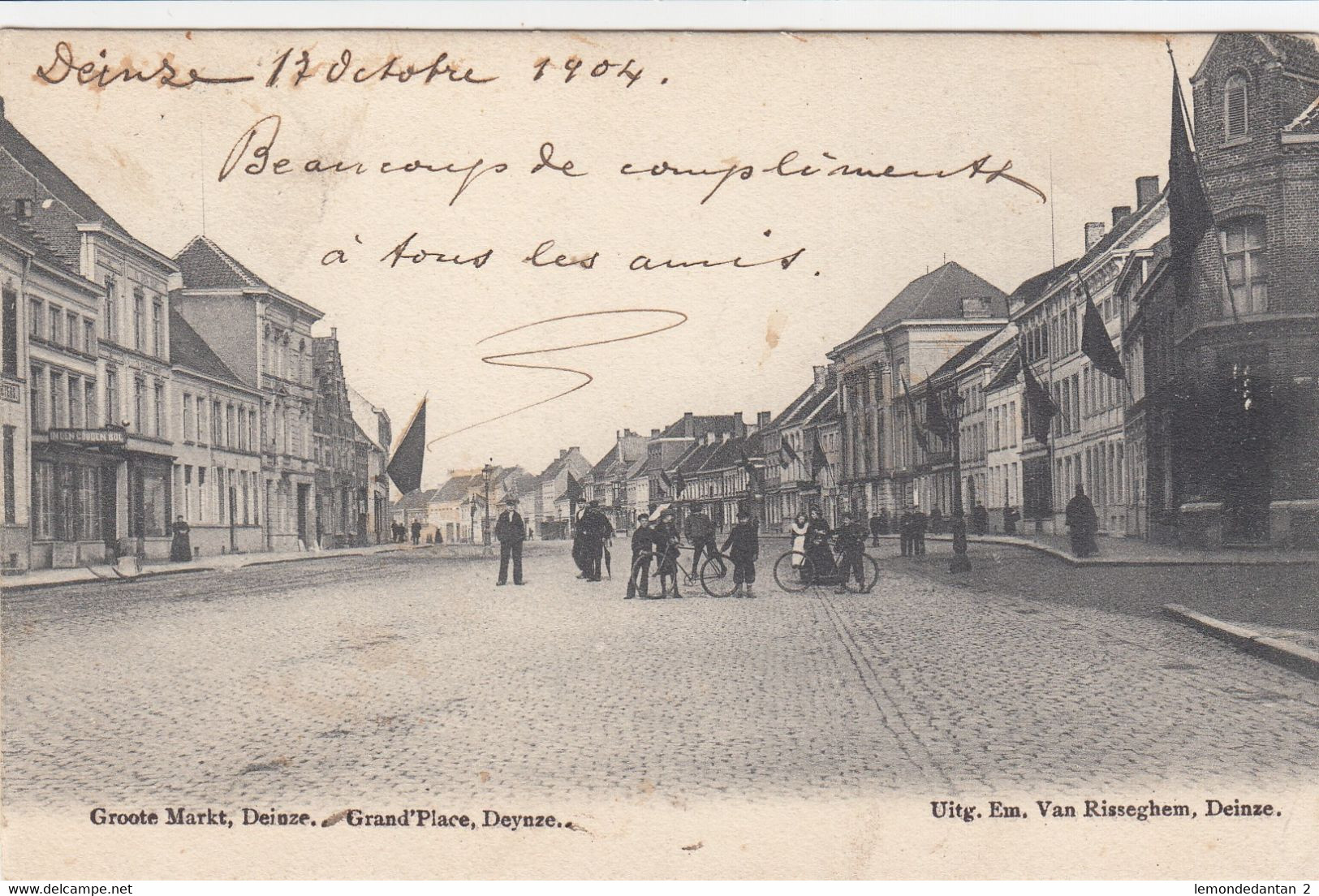 Deinze - Groote Markt  1904 - Deinze