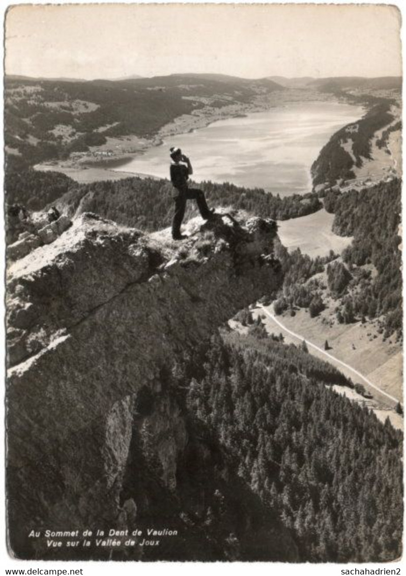 Gf. Au Sommet De La Dent De Vaulion. Vue Sur La Vallée De Joux. 7806 - Vaulion