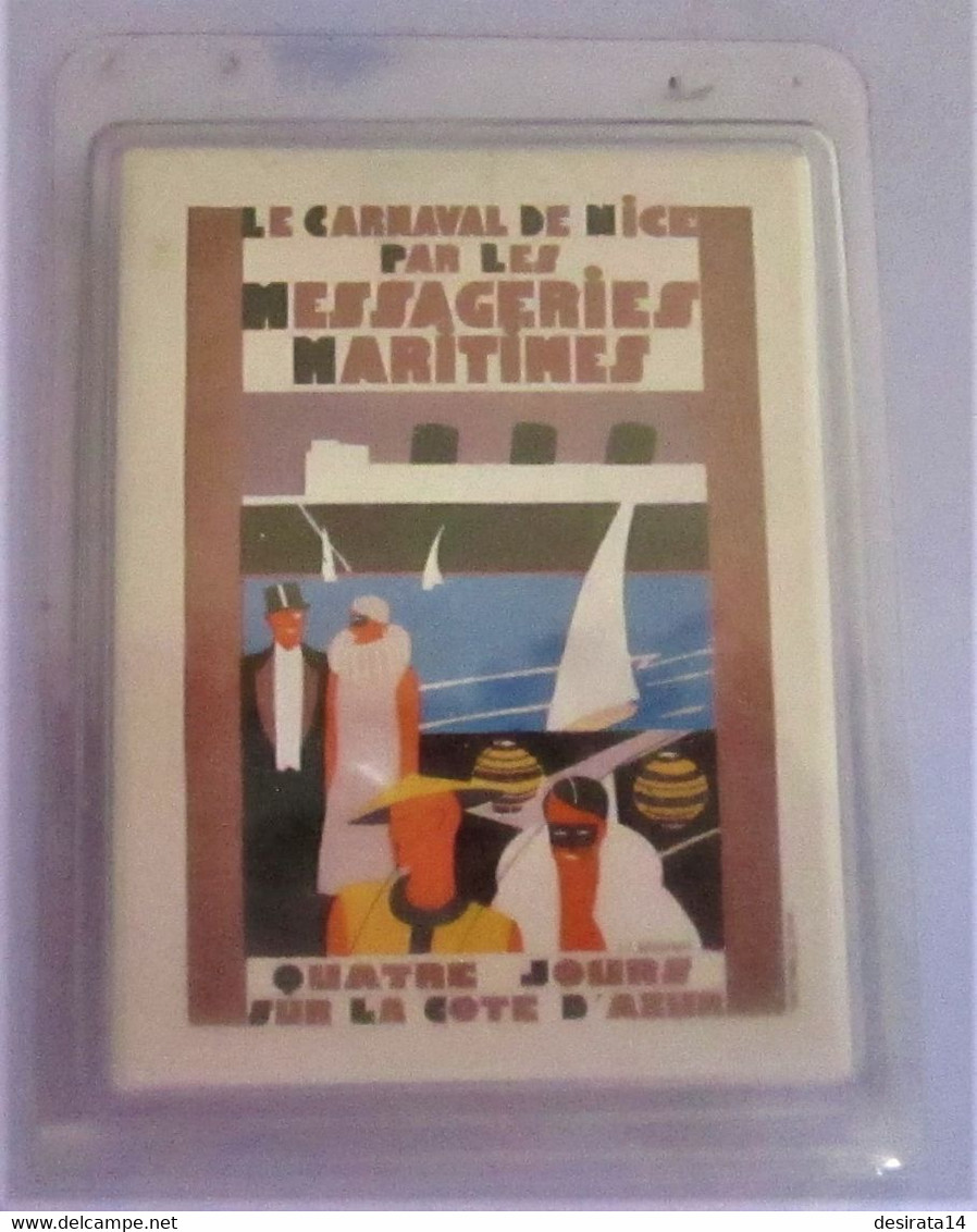 * MAGNETE IN METALLO * MESSAGERIES MARITIMES * CARNAVAL DE NICE - Magnets