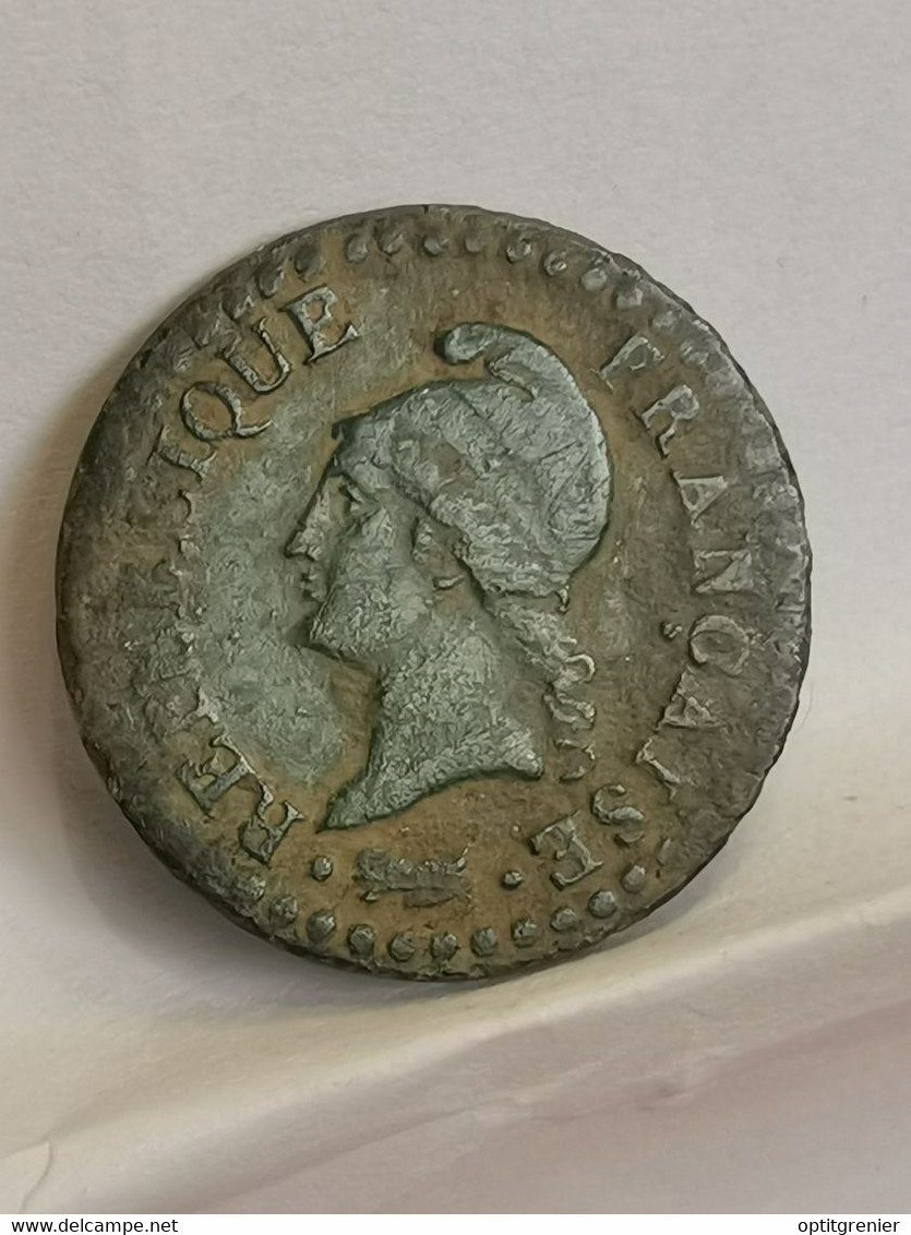 1 CENTIME DUPRE AN 6 A PARIS / FRANCE - 1792-1804 Erste Französische Republik