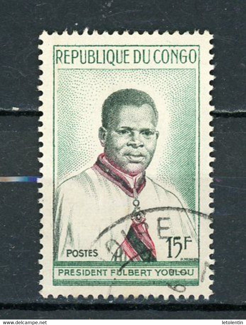 CONGO : FULBERT YOULOU - N° Yvert 137 Obli. - Oblitérés