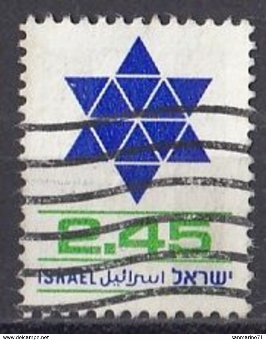 ISRAEL 675,used,falc Hinged - Usados (sin Tab)