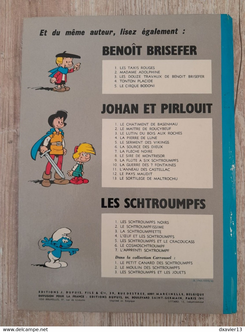 Bande Dessinée Dédicacée -  Benoit Brisefer 3 - Les Douze Travaux De Benoit Brisefer (1972) - Dediche